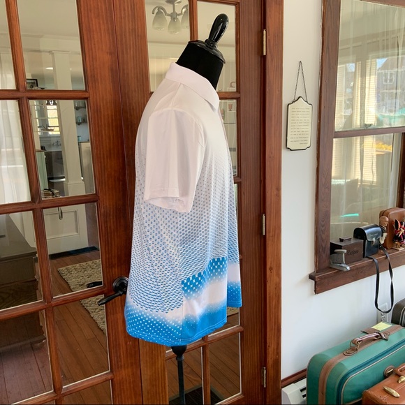 Men's Sport Tee Polo Shirt Sport Dri - Picture 4 of 8